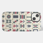 Mahjong Tiles iPhone Hülle (Rückseite (Horizontal))