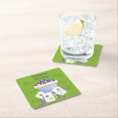 Mahjong Tiles Paper Coaster Rechteckiger Pappuntersetzer (Vor Ort)