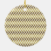 Mahjong Tiles Pattern Personalisiert Keramik Ornament (Hinten)