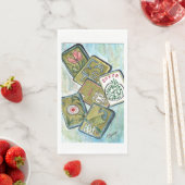 Mahjong Tiles Serviette (Beispiel)