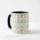 Mahjong Tiles Tasse (Vorderseite Links)