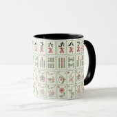 Mahjong Tiles Tasse (VorderseiteRechts)
