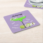 Mahjong Tiles und Margarita Paper Untersetzer (angewinkelt)