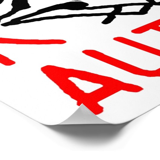 Mahjong Tiles, vier Jahreszeiten, auf weißem Grund Poster (Ecke)