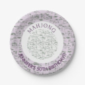 Mahjong Toile Teller für Mahjong Party Deco (Vorderseite)