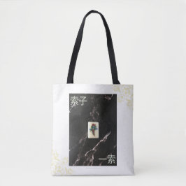 Mahjong Tote Bag mit dem 1. Bambus im Kantonesisch Tasche