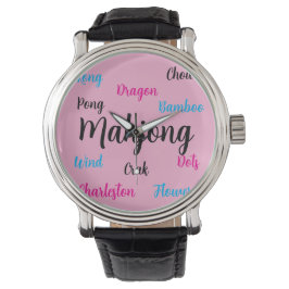 Mahjong-Uhr Armbanduhr