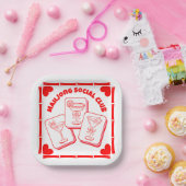 Mahjong Valentine's Party Cocktail Pappteller (Party)