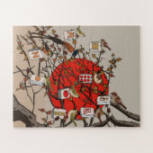 Mahjong-Vogels Spiel Puzzle (Horizontal)