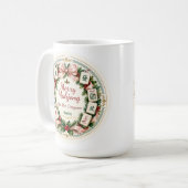 Mahjong-Weihnachts-Kaffeetasse Kaffeetasse (Vorderseite Links)