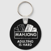 Mahjong, weil das Ehebruch schwer ist Schlüsselanhänger (Vorderseite)
