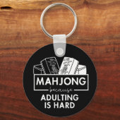 Mahjong, weil das Ehebruch schwer ist Schlüsselanhänger (Vorderseite)