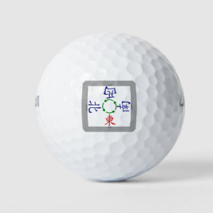 Mahjong Windanzeige Golfball