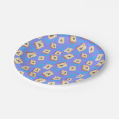 Mahjong Winds Tellers Pappteller (Schrägansicht)