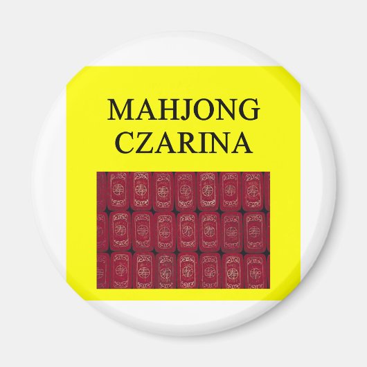 MAHJONG Witz Magnet (Vorne)