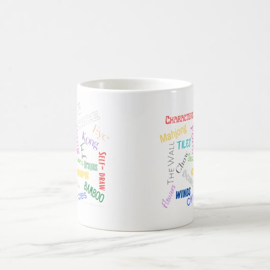 Mahjong Words Cup Kaffeetasse (Mittel)