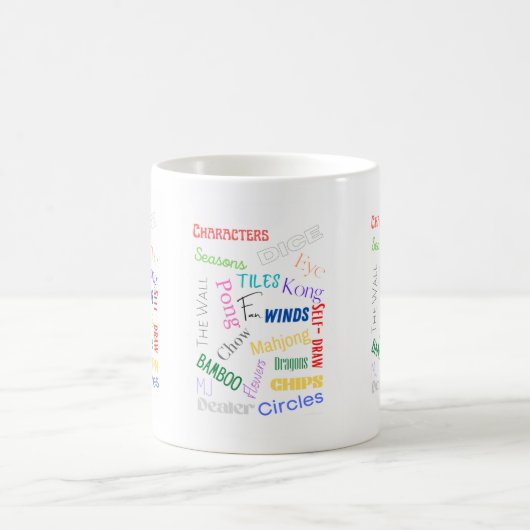 Mahjong Words Cup Kaffeetasse (Mittel)