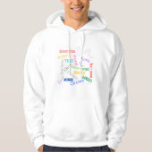 Mahjong words hoodie (Vorderseite)