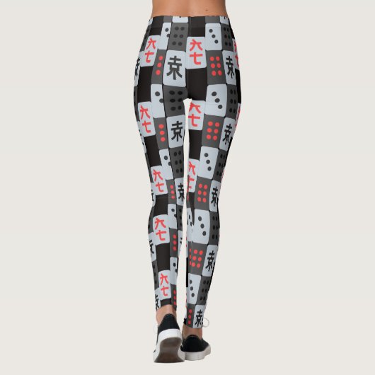 Mahjong Zelt Leggings (Rückseite)
