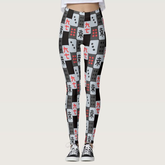 Mahjong Zelt Leggings (Vorderseite)