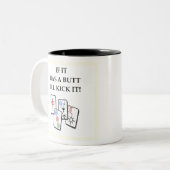 Mahjong Zweifarbige Tasse (Vorderseite Links)