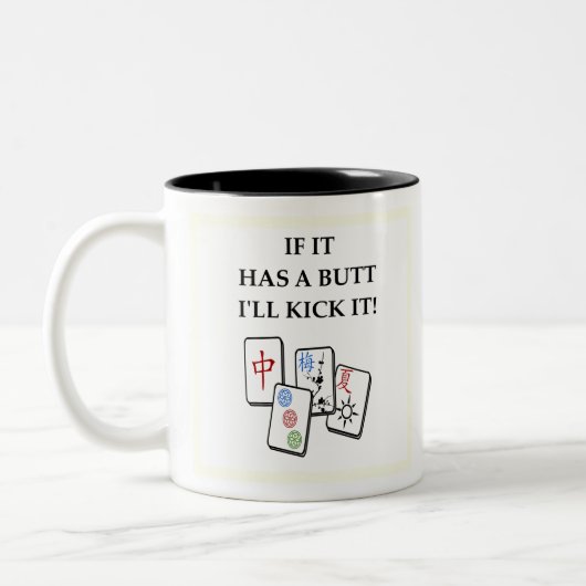 Mahjong Zweifarbige Tasse (Links)