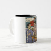Mahjong Zweifarbige Tasse (Vorderseite Links)
