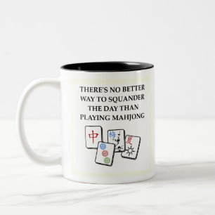MAHJONG ZWEIFARBIGE TASSE