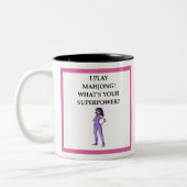 MAHJONG ZWEIFARBIGE TASSE (Links)