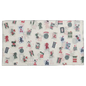 MahJongg Spielsymbole Design Kissenbezug (Vorderseite-Rechts)