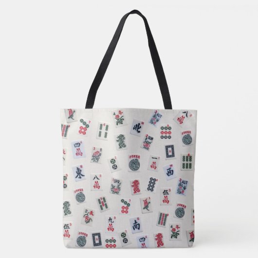MahJongg Spielsymbole Design Tasche (Vorderseite)
