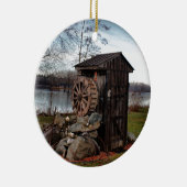 Mahlen über das alte Nebengebäude Keramik Ornament (Rechts)