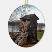 Mahlen über das alte Nebengebäude Keramik Ornament (Links)