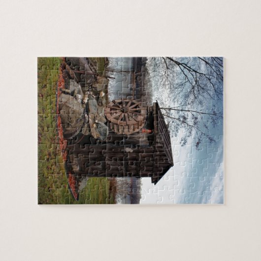 Mahlen über das Nebengebäude Puzzle (Horizontal)