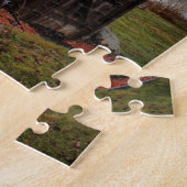 Mahlen über das Nebengebäude Puzzle (Seite)