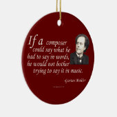 Mahler auf dem Verfassen Keramikornament (Rechts)