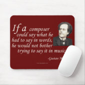 Mahler auf dem Verfassen Mousepad (Mit Mouse)