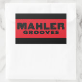 Mahler Grooves Sticker (Tasche)