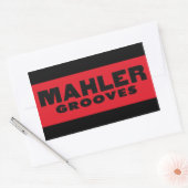Mahler Grooves Sticker (Umschlag)