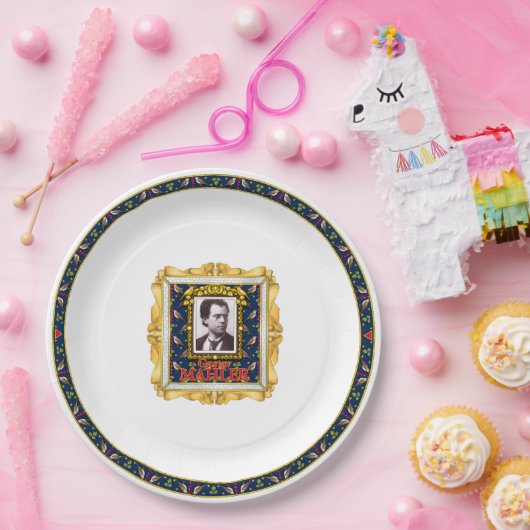 Mahler-Papierplatte Pappteller (Party)