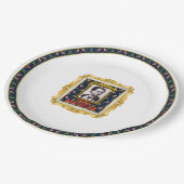 Mahler-Papierplatte Pappteller (Schrägansicht)