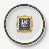 Mahler-Papierplatte Pappteller (Vorderseite)