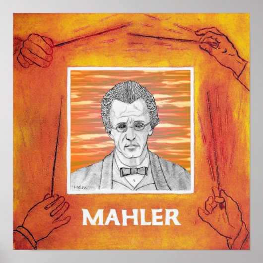 Mahler Print Poster (Vorne)