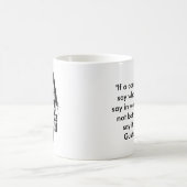 Mahler Zitat Kaffeetasse (Mittel)