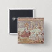 Mahlzeit am Haus von Simon der Pharisee Button (Vorne & Hinten)