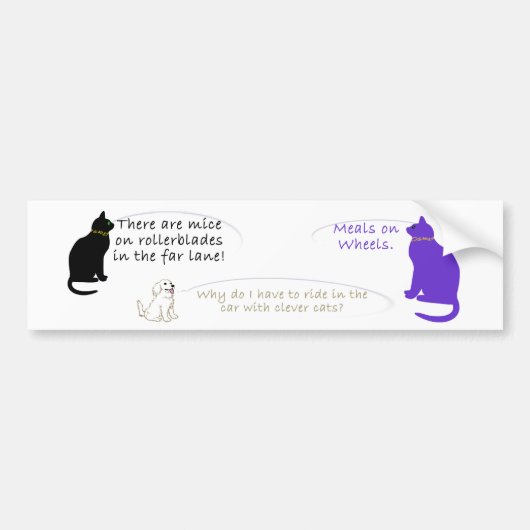 Mahlzeiten auf Rad-Autoaufkleber Autoaufkleber (Vorne)