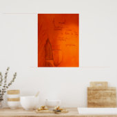 Mahlzeiten ohne Weinkeller Poster (Küche)