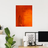 Mahlzeiten ohne Weinkeller Poster (Heimbüro)