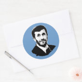 Mahmoud Ahmadinejad Runder Aufkleber (Umschlag)