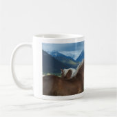 Mähnen und Berge Kaffeetasse (Links)